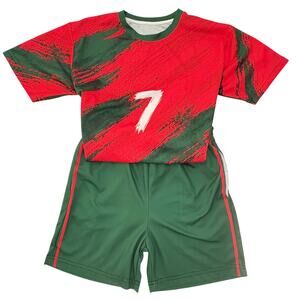 2 Piece - Ronaldo #7 2026 FIFA World Cup Soccer Set Youth Large Jersey & Shorts